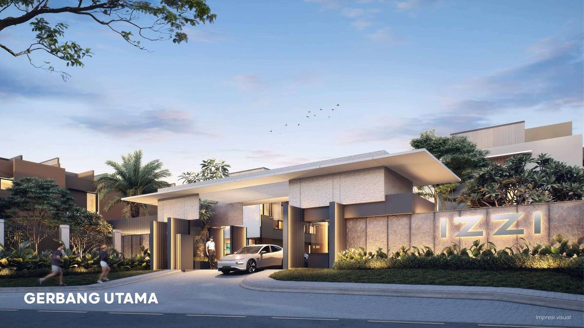Gerbang utama cluster IZZI BSD City